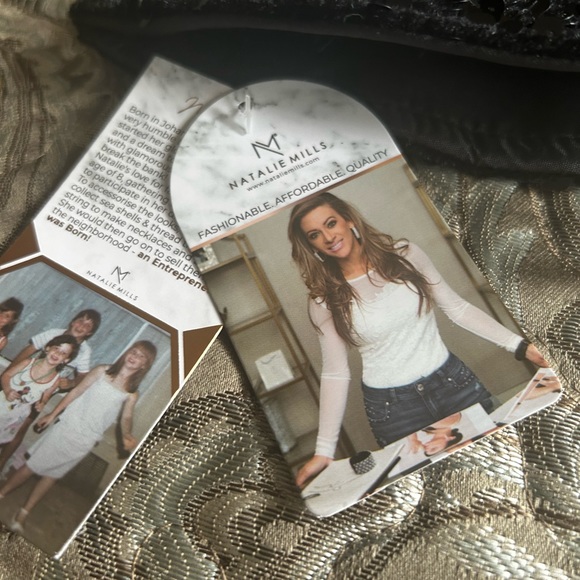 Gemma Sequined Bucket Hat in Black - Picture 5 of 5